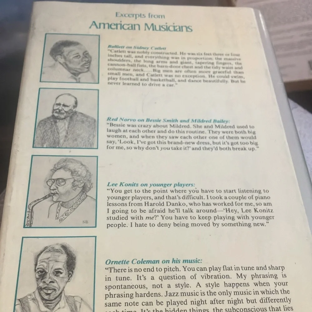 American Musicians: 56 Portraits in Jazz Book